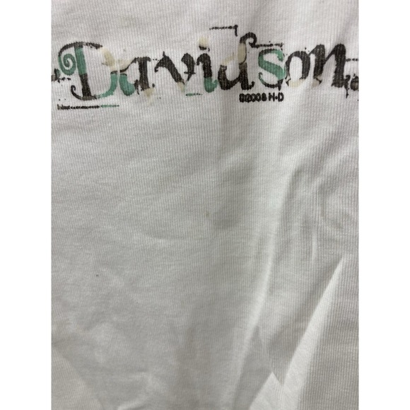 Harley Davidson Pomona Valley Montclair CA Graphic T-Shirt White XL 2008 Vintage - Picture 4 of 5